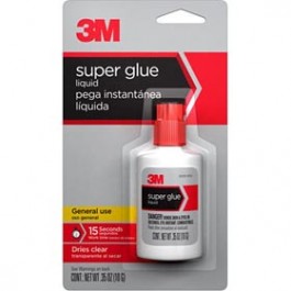 3M 18015 SUPER GLUE LIQUID .35 OZ CARDED 90887