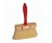 DQB 11956 6-1/2" MASONRY BRUSH 5 ROW NATURAL FIBER 4" TRIM WITH RED HANDLE