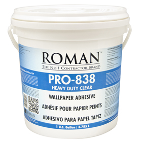 Roman 11301 PRO-838 Heavy Duty Clear Vinyl Adhesive