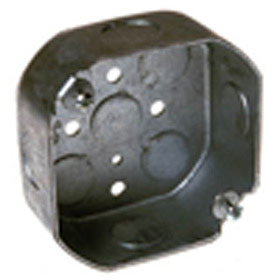 Hubbell Raco 8125 4" Octagon Electrical Box 1-1/2" Deep with 1/2" Knock Outs