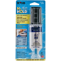Permatex Devcon 22445 H2 Hold Premium All Purpose Wet/dry Flexible Epoxy Off White 25ML