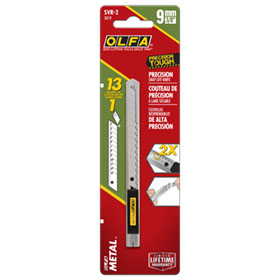 Olfa 5019 9mm Stainless Steel Auto-Lock Precision Utility Knife SVR-2