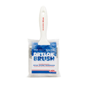 UGL DRYLOK 90237 4" EXTRA FIRM BRUSH CHISELED TIP SYNTHETIC BRISTLE REUSABLE