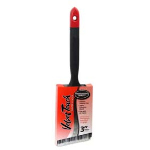 VELVET TOUCH 61130 3" BLACK/WHITE 100% POLYESTER BLEND ANGULAR SASH BRUSH