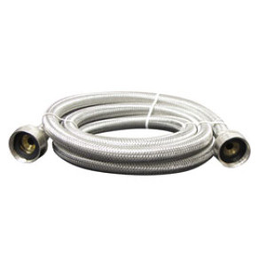 PLUMB PAK PP22816 WASHING MACHINE HOSE SS 3/4" FGH X 3/4" FGH X 6'