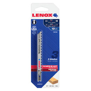 LENOX 1991382 C450U 4" 10TPI U-SHANK SOFT WOOD CUTTING JIG SAW BLADE 3-PACK