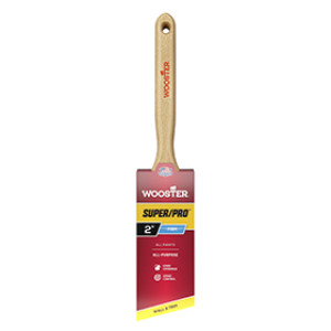 WOOSTER J4112 2" SUPER/PRO FIRM NYLON & POLYESTER ANGLE SASH PAINT BRUSH