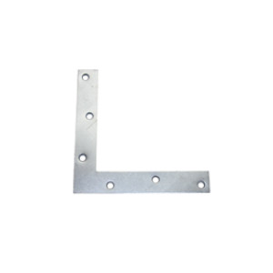 G-FORCE 40473 6" ZINC PLATED CORNER IRON BULK NO SCREWS