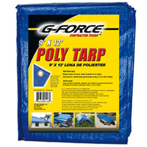 G-FORCE 90108 9' X 12' BLUE ALL PURPOSE TUFF TARPAULIN