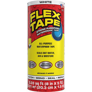 FLEX TAPE TFSWHTR0805 8" X 5' WHITE