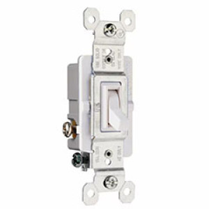 PASS & SEYMOUR  663WGU 15A 120V AC SWITCH 3-WIRE GROUNDING WHITE