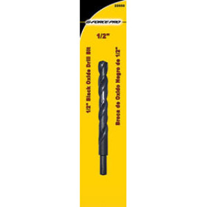 G-FORCE 22650 1/2" BLACK OXIDE DRILL BIT CARDED