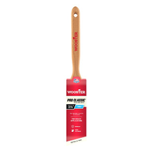 WOOSTER Z1293 1-1/2" PRO CLASSIC FIRM BLACK CHINA BRISTLE ANGLE SASH BRUSH