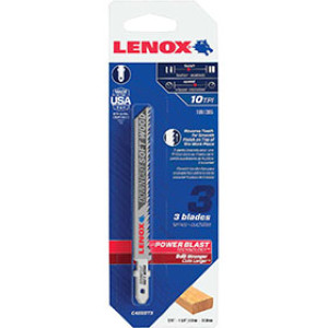 LENOX 1991386 C450DT 4" 10TPI T-SHANK DOWN CUTTING WOOD JIG SAW BLADE 3-PACK