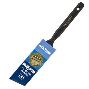 WOOSTER Z1121 1-1/2" YACHTSMAN SYNTHETIC WHITE CHINA ANGLE SASH PAINT BRUSH