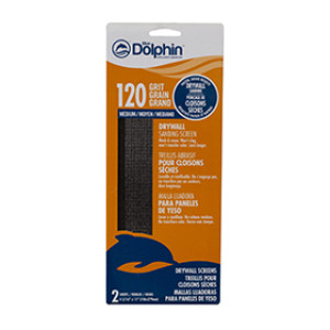 BLUE DOLPHIN SP SM41102-120 4-3/16" X 11" DRYWALL SANDING SCREEN 120 GRIT 2PK