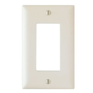 PASS & SEYMOUR  TP26LACC100 1-GANG NYLON WALL PLATE DECORATOR LIGHT ALMOND