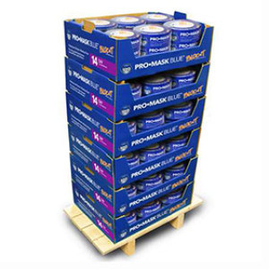 INTERTAPE 99064 1-1/2" X 60YD PRO-MASK BLUE TAPE (144) MINI PALLET