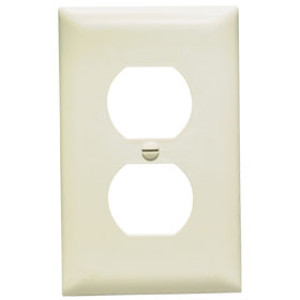 PASS & SEYMOUR  TP8LACC100 1-GANG WALL PLATE 3 TOG W/O LINE LIGHT ALMOND