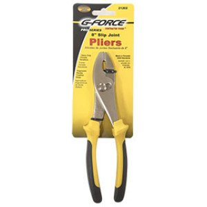 G-FORCE 21202 8" SLIP JOINT PLIERS ERGO GRIP