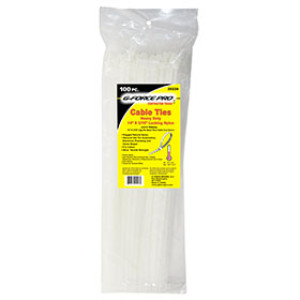 G-FORCE 25228 100 PK 14" NYLON CLEAR CABLE TIES