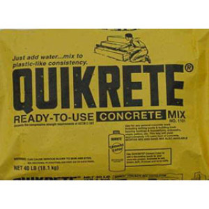 PACKAGE PAVEMENT QUIKRETE 1101-40 40 LB CONCRETE MIX
