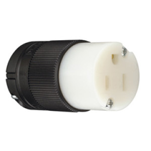 PASS & SEYMOUR  PS515CCLBCCV4 15A 125V 3W CC CLAMPLOCK STRAIGHT BLADE CONNECTR
