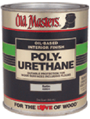 OLD MASTERS 49504 SEMI-GLOSS POLYURETHANE INTERIOR OIL BASED