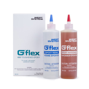 WEST SYSTEM 650-8 G/FLEX 650 4 OZ TOUGHENED EPOXY 2-PACK