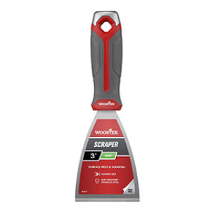WOOSTER 8751 3" STIFF BLADE STAINLESS STEEL SCRAPER