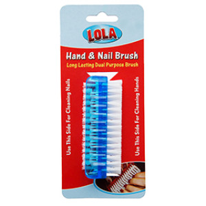 LOLA 363 PLASTIC HAND & NAIL BRUSH NYLON BRISTLES