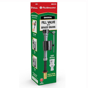 FLUIDMASTER 400A-019-P4 400A-019 BRASS SHANK TOILET FILL VALVE