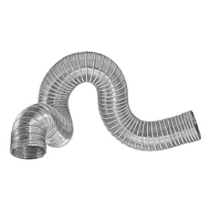 LAMBRO 302T 4" X 8' FLEXIBLE ALUMINUM SEMI-RIGID DUCT HOSE BULK BOX