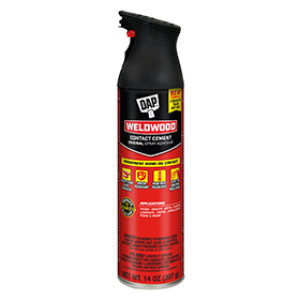 WELDWOOD 00120 14OZ SPRAY ADHESIVE CONCTACT CEMENT