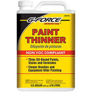 G-FORCE PAINT THINNER PLASTIC BOTTLE HIGH VOC