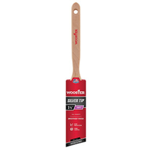 WOOSTER 5221 1-1/2" SILVER TIP SOFT CT POLYESTER ANGLE SASH PAINT BRUSH