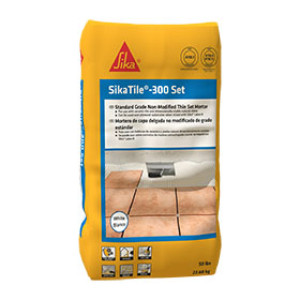 SIKATILE 300 50LB WHITE STANDARD GRADE NON-MODIFIED THIN SET MORTAR