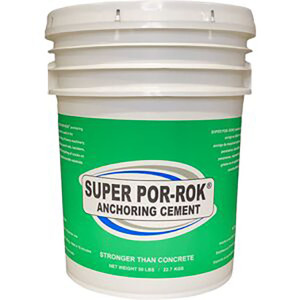 SUPER POR-ROK 50LB EXTERIOR ANCHORING CEMENT 00430 5GAL PAIL