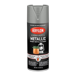 KRYLON K01404777 1404 11 OZ CHROME ALUMINUM METALLIC SPRAY PAINT