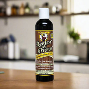 HOWARD RS0008 8 OZ RESTOR-A-SHINE WOOD FINISH POLISHING COMPOUND