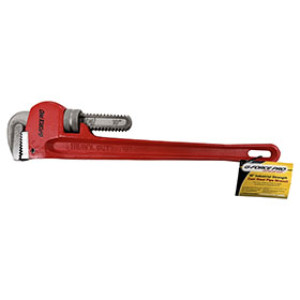 G-FORCE 24056 24" STEEL PIPE WRENCH I-BEAM HANDLE