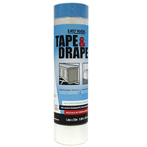 TRIMACO HIGH-TACK 94966 72" X 75' PRE-TAPED PLASTIC DROP