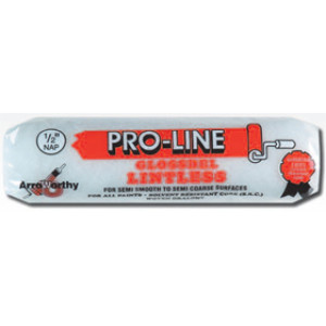 ARROWORTHY 7FGL4 7" X 1/2" PRO-LINE GLOSSDEL WHITE LINTLESS ROLLER COVER