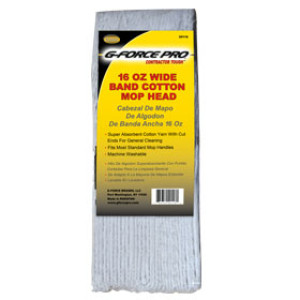 G-FORCE 16 OZ WIDE BAND COTTON MOP HEAD