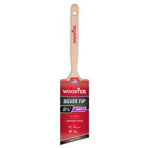 WOOSTER 5221 2-1/2" SILVER TIP SOFT CT POLYESTER ANGLE SASH PAINT BRUSH