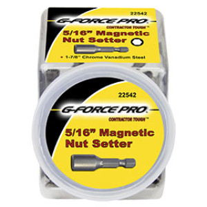 G-FORCE 22542 5/16" MAGNETIC NUT SETTER 50 PC COOKIE JAR