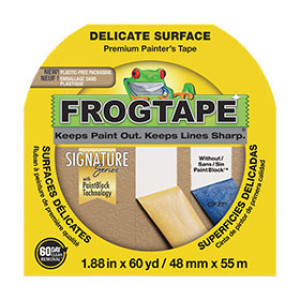 FROG TAPE 243177 48MM X 55M DELICATE SURFACE YELLOW 2"