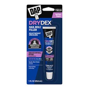 DAP 7079800944 1 OZ DRYDEX WHITE NAIL HOLE FILLER