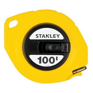 STANLEY 34-106 100' X 3/8" CLOSED CASE STEEL LONG TAPE RULE
