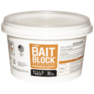 JT EATON 704-PN 4LB PEANUT BUTTER FLAVOR BAIT BLOCK RODENTICIDE EPA APPROVED